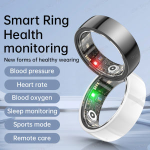 Smart Ring Men Women with Charging CaseHeart Rate Blood OxygenHealth Sleep Monitor5ATM Waterproof ring For Android iOS 2025