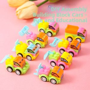 Mini Brick Children Car Model Educational Toy