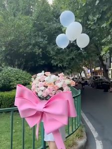 Giant Ribbon Bow Car Ribbons DIY Super Big Ribbons Bow for Party Decoration Flower Photo Kereta