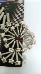 Baut ProBolt CVT Vario 125 & Vario 150 Plus Baut Body Honda Chrom