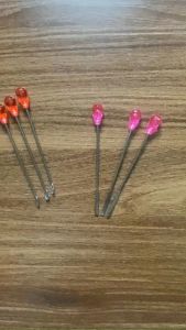 Que khuấy mực và muỗng múc bột tán trong phun xăm