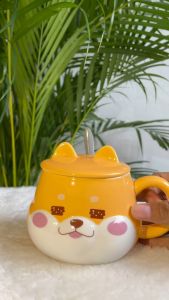 แก้วกาแฟ แก้วเซรามิค แก้วต้าวชิบะ เหมาะกับชาวออฟฟิศ+แม่บ้าน นักเรียนนักศึกษา ของขวัญของชำร่วย ราคาถูกและดี มี4ลายให้เลือกสะสม