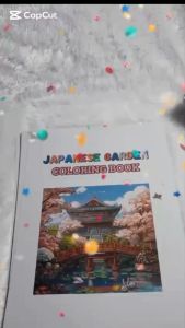 Buku Mewarnai JAPANESE GARDEN: Aktivitas Healing & Relaxing