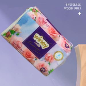 Winey premium Tissue Facial Tissue Imported raw wood pulp  paper tissue 450sheets X 3ply