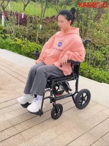 High quality foldable and lightweight electric wheelchair easy to carry during travel