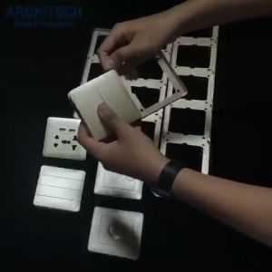 Architech Infinity A63-P19 Grey FRAME / BINGKAI Stop Kontak / SAKLAR / frem penyambung