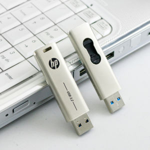 HP | HP X796W USB 3.2 Flash Drive 256GB 128GB 64GB 32GB Slide Out Metal USB Stick High Speed Plug and Play for Car Audio PC Laptop
