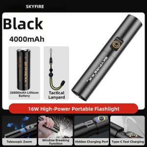 SKY FIRE | Bright Focus Multifunctional Flashlight