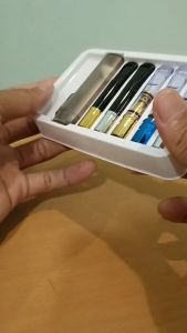 YJ 170 Pipa Filter 5pcs Set Penyaring Tar Penyimpanan Pipa Permanen All Size