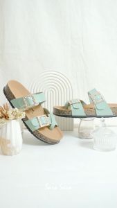 Sara Sara KIARRA Sandal Jepit Slide Casual Wanita/ Sendal Kekinian