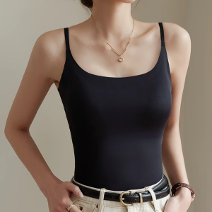 ZISU | Cool Silky Bra Tank Top For Summer 2026 With Built-in Pads