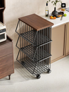 evesigar | Multifunction Large Capacity Mobile Fruit and Vegetable Storage Rack