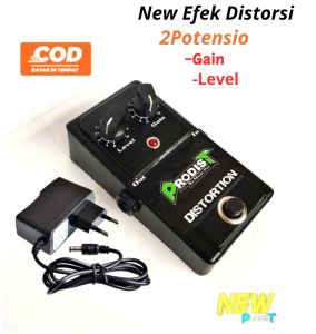 Efek Gitar listrik- Efek Gitar Distorsi  4 Potensio& 2 Potensio Plus Adaftor+Efek Gitar Double Distorsi Delay