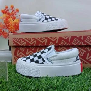 Sepatu Anak Vans Catur & Sepatu Sekolah Anak TK SD