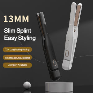 Mens Straightener Hair Straightener 4 Adjustable Temperature Settings 30s Fast Heating Mini Flat Iron for Smooth Shiny & Hea