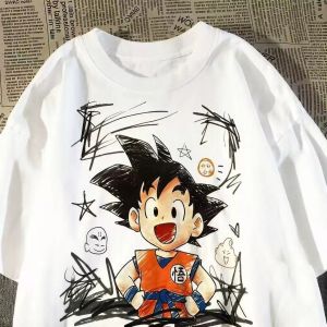 PAZHAOLANG | Plus Size 300KG Summer Anime Print T-Shirt