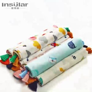 Insular 100% Organic Bamboo Swaddle Blanket Baby Receiving Blanket Burp Cloth Towel Gauze Wrap Lampin Kids Bath Towel