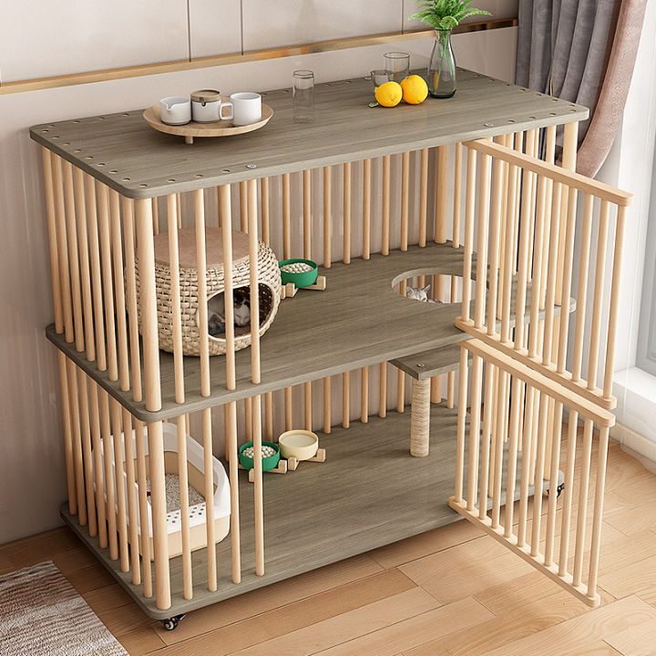 Cat cage clearance wood