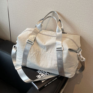 2025 New Fitness Sports Bag Casual Large Capacity Short Trip Luggage Bag Korean Fashion Versatile Crossbody Airline Bag