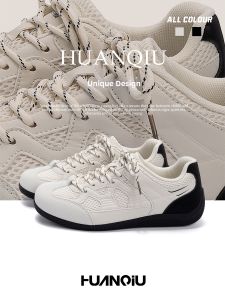 HUANQIU | Breathable Global Style Mens White Casual Shoes