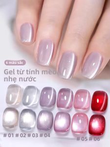 Sơn Móng Tay Gel Từ Tính Ánh Bạc WS 10ml Dành Cho Mùa Thu Đông Chất Liệu Nhựa Bán Vĩnh Cửu