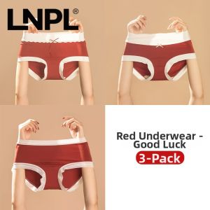 Red Polka Dot Lace Trim Pants