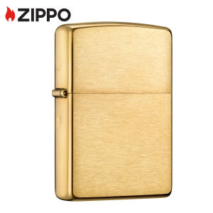 Zippo Brushed Brass Design Windproof Pocket Lighter | Zippo 204B