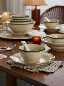 Simplicity Elegant Retro Underglaze Ceramic Tableware