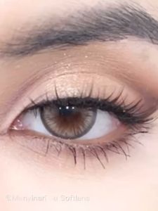 Eyeshare Diamond Brown 14.5mm Softlens Big Eyes Softlens Mata Korea Pola Populer Softlens Mata Soflen