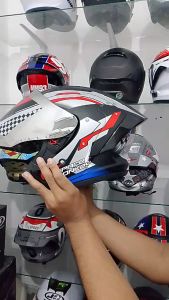 Helm Js Armor Space Monkey Original / Helm Half Face  Keren Terlaris Space Monkey