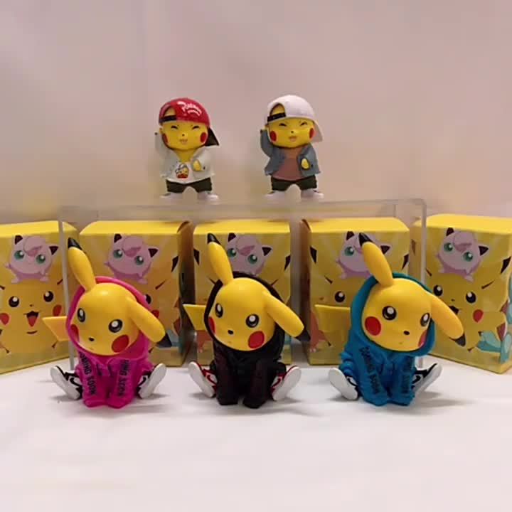 Penghantaran dari China [2025] Tokoh Pikachu Pokémon Anime Hiasan Kereta  Buta Figure Mainan Kanak-kanak Pokémon 1206—— Hantar Stok Sulit