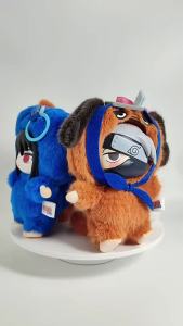 Bandai | High-quality Naruto wild animal blind box hand-made plush pendant blind bag vinyl face plush mini doll toy birthday gift