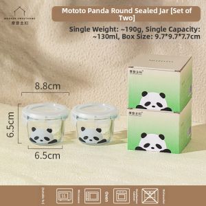 MODERN SWEETHOME | Food Grade Portable Mini Glass Sealed Jars