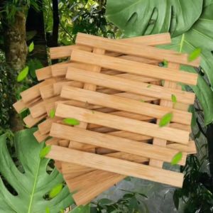 AKA Placemats bamboo coaster for hot pots coaster for pots heating pad heat pad for pot heat resistant mat place mat water proof table mats placemats dining table elegant place matt pot mat heat resistant wooden pot mat kitchenwares bamboo utensils set
