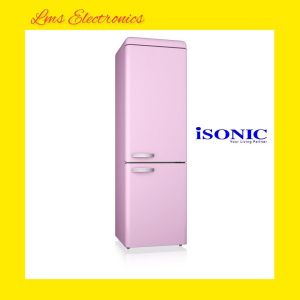 ISONIC VINTAGE TWIN DOOR REFRIGERATOR IDR-BCD261LH (GREEN/PINK)