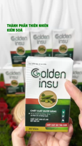 ✅ Viên uống tiểu đường Golden Insu Hộp 30 Viên [Chính Hãng Cao Cấp] ✅ Hạ an đường huyết chống biến chứng tiểu đường