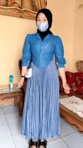 Atasan Kemeja Puff Chia Katun Rayon Kemeja Blouse Top Wanita KEMEJA CROP Terbaru