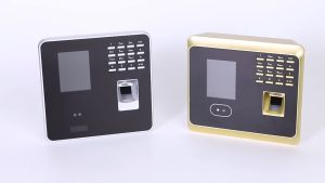 ZKTECO WIFI Biometric Face Recognition Fingerprint Time Attendance Machine Office Time Card Record Clock Punch HD Dual Camera Face Fingerprint Password All-in-One Employee Sign-in Reader with APP for Businesses