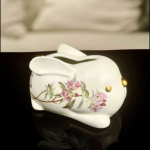 Túi Đựng Khăn Giấy Bằng Gốm Sứ Trang Trí Phòng Khách Sang Trọng Sáng Tạo Hình Thỏ Dễ Thương Bề Mặt Nung Lò Kiểu Châu Âu