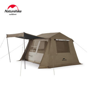 Naturehike Village 6.0 Ridge 2 generation Quick Open Tent 4-6 People Large Capacity family Outdoor Camping Automatic Tent Waterproof Sun protection