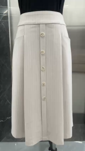 CHÂN VÁY MIDI EURO STRETCH – DÁNG A CẠP CAO TÔN DÁNG