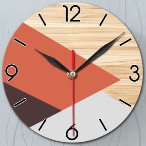 Jam dinding kayu warna estetik scandinavia