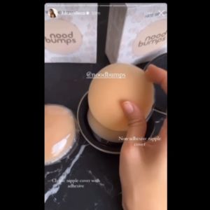 Nood Bumps Seamless and Invisifeel Nipple Cover Without Adhesive Hard Case Included Waterproof and Sweatproof Reusable Up To 3 Months