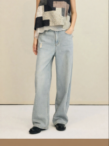 Dazzle | Quần Jeans Tay Thẳng Pha Cotton Tencel