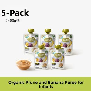 BUERBAOBAI | No Additives Baby Food Plum Puree with Vegetables