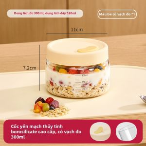 YYIEDERNG | Cốc Gạo Lứt Chống Nhiệt Cao Tiện Lợi