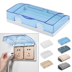 86 Type Socket Protector Waterproof Double Socket Protector Electric Plug Cover Splash Box