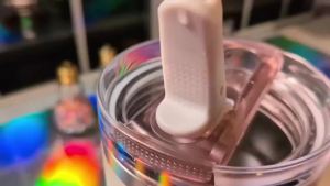 30oz Flip Straw Lid for Stanley Quencher H2.0 Tumbler Leak Proof Lid Replacement No Spill Cover Comes with Straw and Cleaningkit