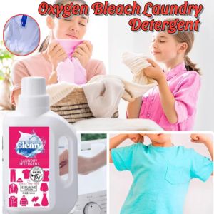 Oxygen Bleach Laundry Detergent Multifunctional Deep Cleaning Liquid Powerful Stain Removal