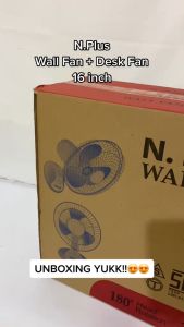 Kipas 16 inci N-PLUS / Kipas Angin Dinding Original Bergaransi Resmi